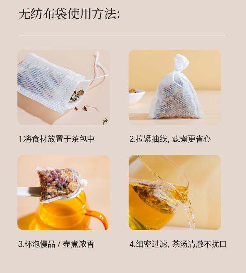 Zhang Taihe Five Finger Peach, Poria cocos, Chenpi, Coix seed tea 150g (15g * 10 cans)