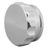 Комплект крышки заливной горловины топливного бака 1,9 дюйма внутренний диаметр алюминиевый универсальный для автомобиля серебристый