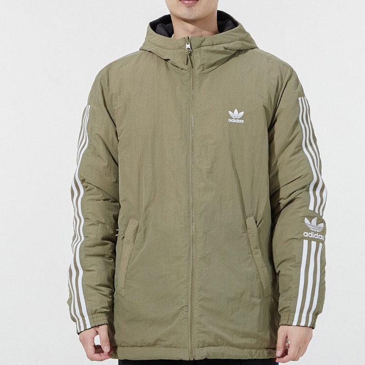 adidas Пуховик Originals Зимний Мужской Оливковый H14121