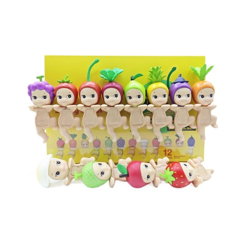 Очаровательные ПВХ фигурки ангелов в слепой коробке Коллекция «Фруктовый урожай» Подарок на день рождения