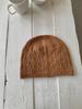Korean generation hollow knitted hat rhombus jacquard solid color versatile cold hat women's advanced sense early autumn fashion bag head hat