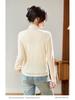 Women's High Neck Warm Slimming Long Sleeve T-Shirt - 2025 Autumn Collection