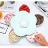 Rotating Snack Box Flower Design Candy Food Storage Box Jewelry Organizer