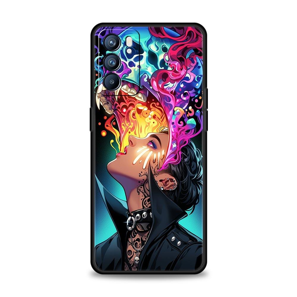 Чехол для телефона 'Горячие Девушки' для Oppo Reno 13 12 11 10 7 F Find X5 X6 A98 A80 A79 A78 A57 A54 A31 A17 Pro 5G Мягкий ТПУ Чехол Fundas Capas
