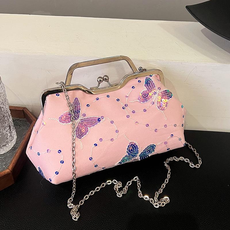 Модная роскошная дизайнерская женская сумка-мессенджер в китайском стиле, сумка для банкета, женская сумка через плечо с цепочкой, женская маленькая сумка через подмышку