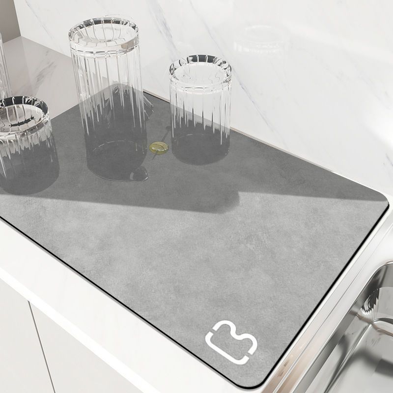 2 шт. Коврик для слива воды на кухне, поглощающий воду, для бытовой кофемашины, противоожоговый и нескользящий коврик для стола