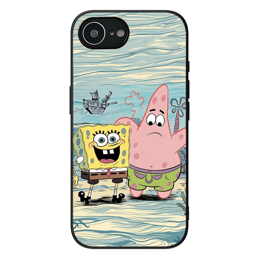 S-SpongeBobs S-SquarePants Case for Motorola Moto G54 G05 G24 G45 G55 G75 G85 G15 G57 G86 Power Edge 50 30 Ultra Fusion neo Pro