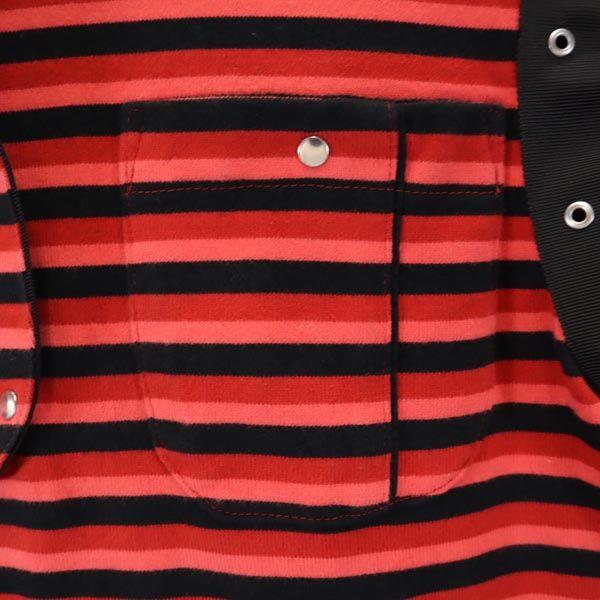 Marc Jacobs Пограничный Лонгслив На молнии до половины Крой S Красная серия Женский Б/у
