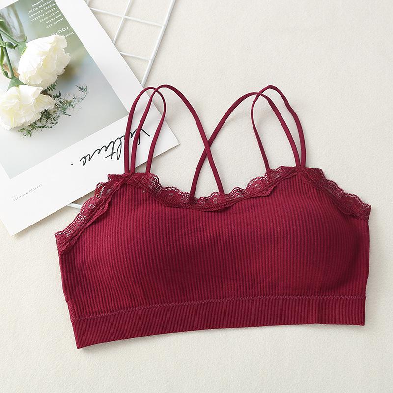 Кружевной бесшовный бюстгальтер-бандо без бретелей Little Bear для женщин