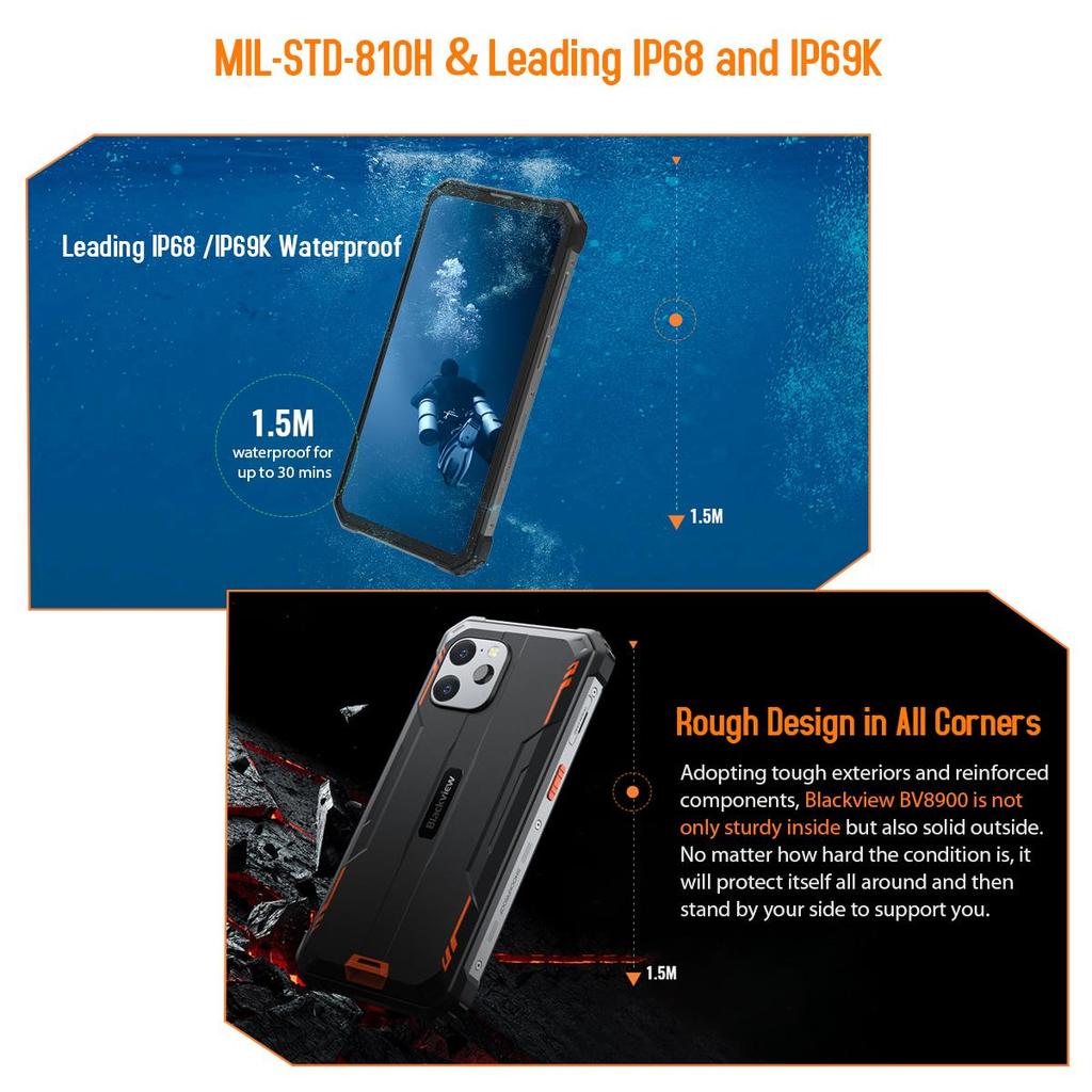 Защищенный смартфон Blackview BV8900