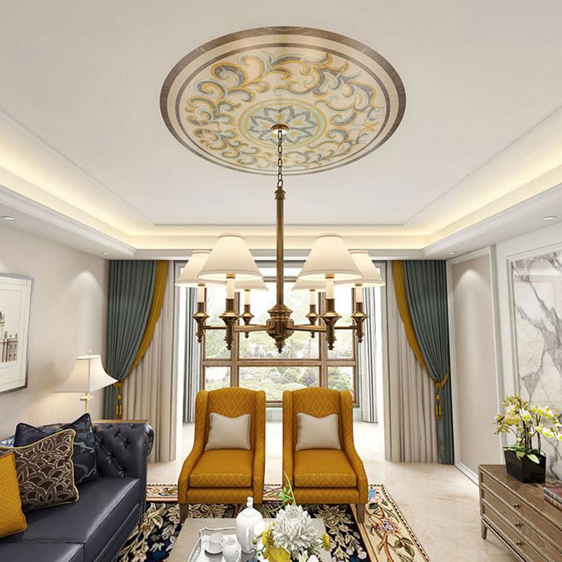 1 шт. паркетная наклейка на стену, украшение дома, обои, гостиная, потолочные светильники, наклейки, самоклеящиеся потолочные наклейки, водонепроницаемые