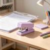 Office Stationery for Papers Mini Stapler, Compact Travel Size, with Smooth Binding 2 to Easy Use Stapler Crafts 15 Pages of Paper, Portable