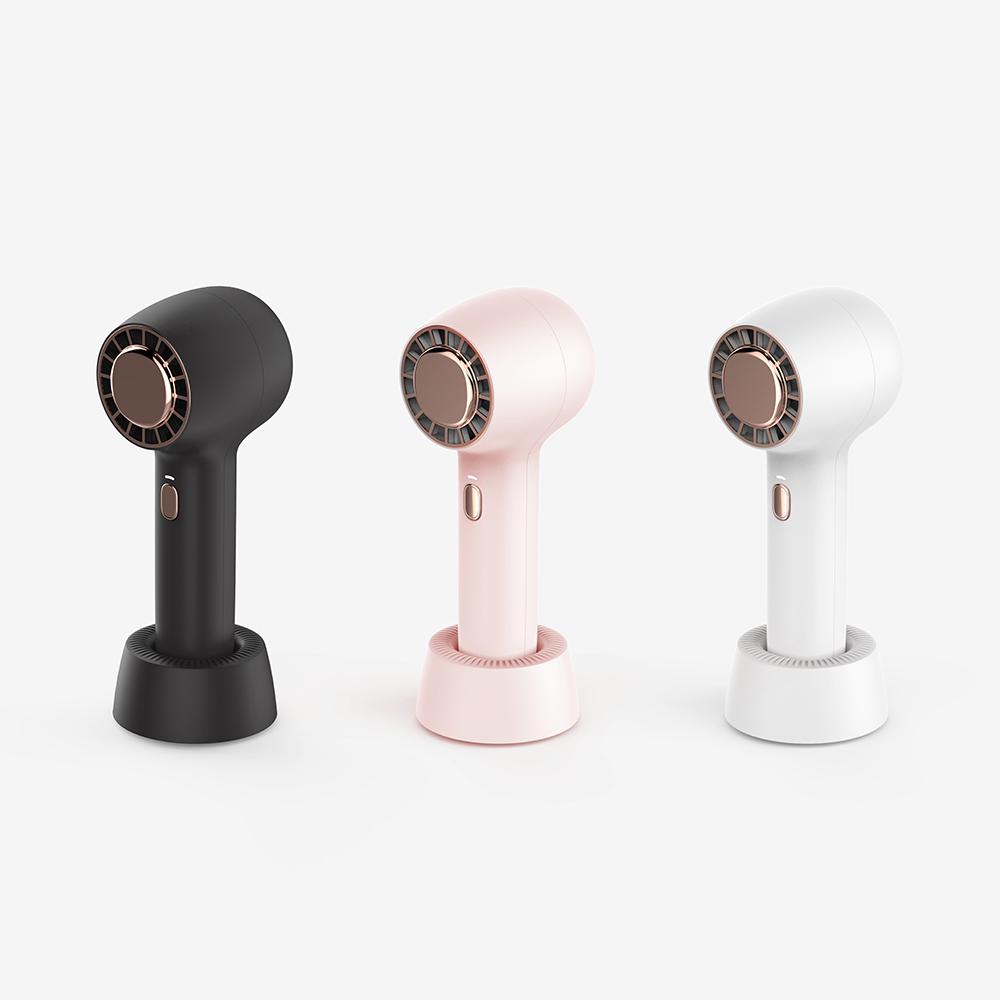 Smart Portable Handheld Cooling Fan With Base Multi-functional Ice Compress Lightweight Three Gears Refrigeration Mini Table Fan
