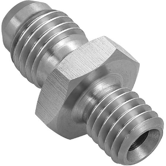 EVIL ENERGY 3AN Male Flare to M10 x 1.0 Male Metric Thread Brake Fitting Stainless Steel Adapter