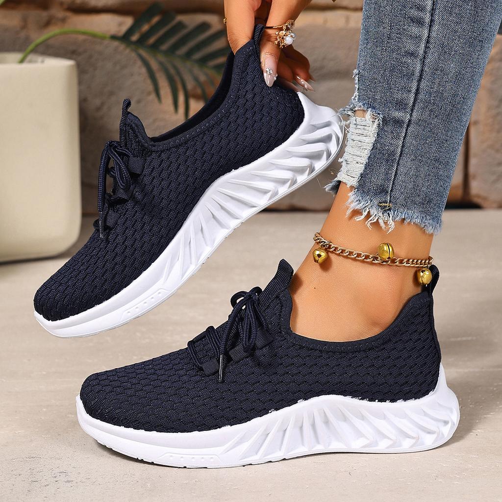 Shoes Women's 2025 Foreign Trade New Lightweight Casual Shoes Running Shoes Breathable and Not Tired Feet Women's Shoes Soft-soled Sports Shoes Women