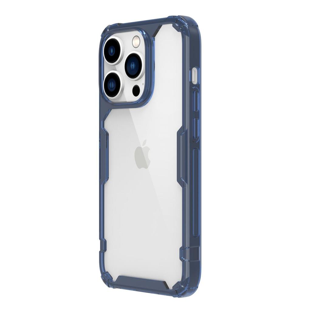 Nillkin Nature Pro Rugged Case for iPhone 14 Pro - Blue Protective Cover