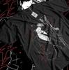 Anime Chainsaw Unisex Darkness Devil Aki Hayakawa Graphic Black TShirt All Size