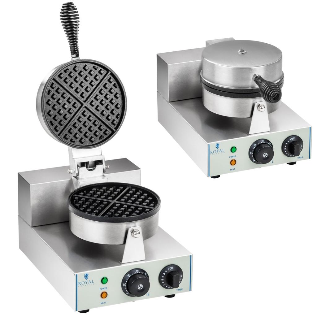 Single round TEFLON waffle maker, diameter 185cm