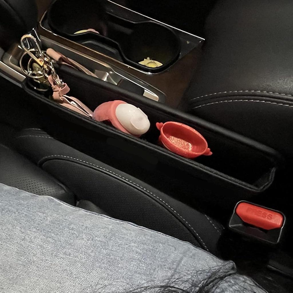 2 шт. Органайзер-заполнитель щели между сиденьем и консолью автомобиля Автомобильные аксессуары Универсальный для автомобиля, внедорожника, грузовика Заполните щель между сиденьем и консолью Остановите вещи