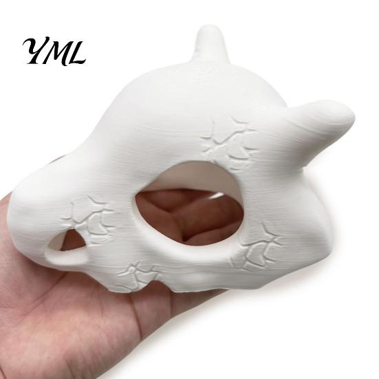 Shrimp Breeding House Skull Fish Tank Decoration Cave, Realistic Durable PLA Hideout Underwater Landscaping Decor Shelter, 3D Printed Habitat Ornament