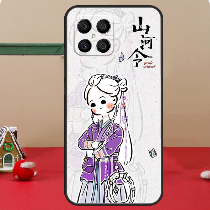 СЛОВО ЧЕСТИ Shan He Ling мультяшный Чехол Для Honor Magic 8 5 6 7 Lite Honor 400 Pro 200 70 90 X8c X8b X9a X9b X9c X9d Win Чехол