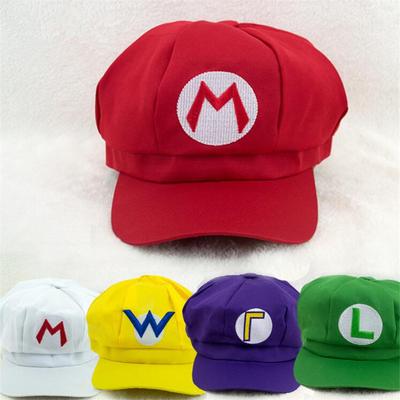 Игра Super Mari Luigi Bros, шляпа для косплея, кепка Yoshi Wario Waluig, шапки для карнавала, Хэллоуина, вечеринки, костюмы для мальчиков и девочек, реквизит