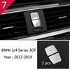 For q6 3 4 Series 3GT F30 F32 F34 Car Styling interior Gearshift AC CD button Panel Door Armrest Decoration Cover Trim Sticker q6
