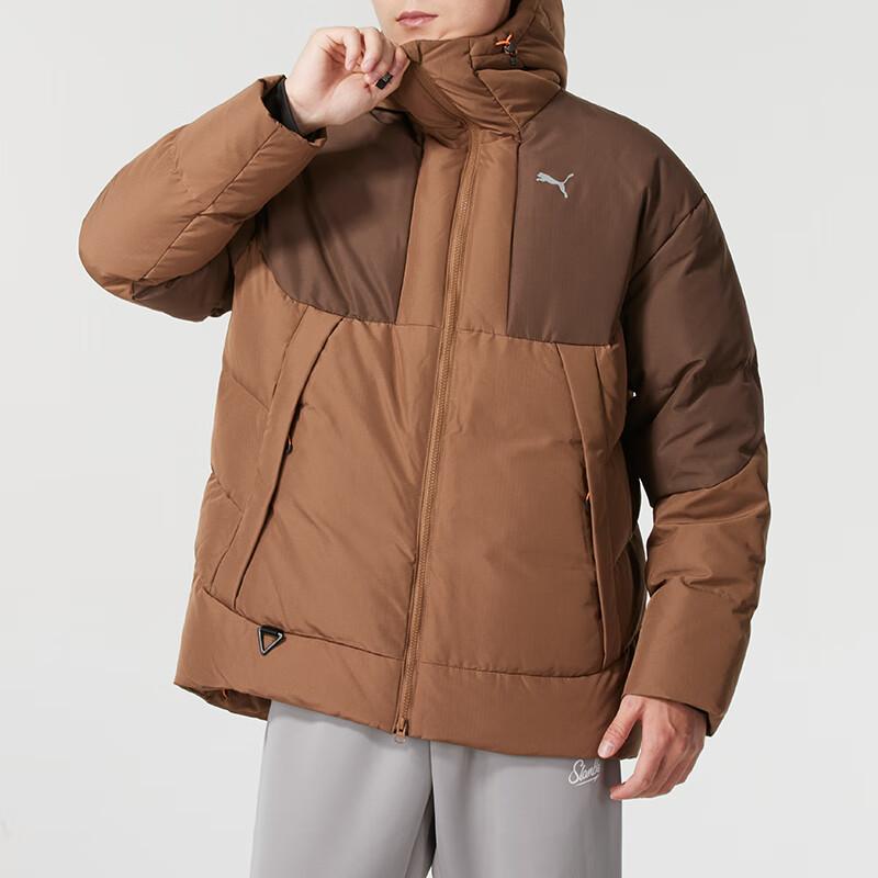 Puma Пуховики Мужские Коричневый С капюшоном Умеренный Другое 629739-66