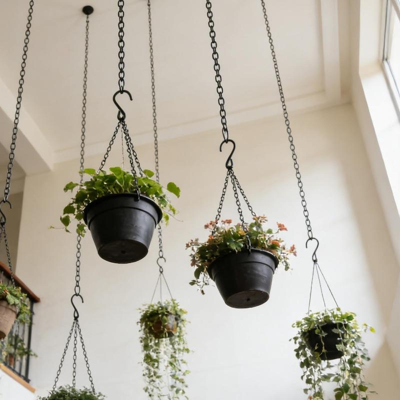 Heavy Duty Hanging Chains With Hooks For Plants Flowers Pot Basket Replacement Indoor Outdoor Metal Chains Hangers Wholesale