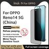 For OPPO Reno14 5G China Glass IMAK Privacy Temper Glass Full Screen Coverage Film