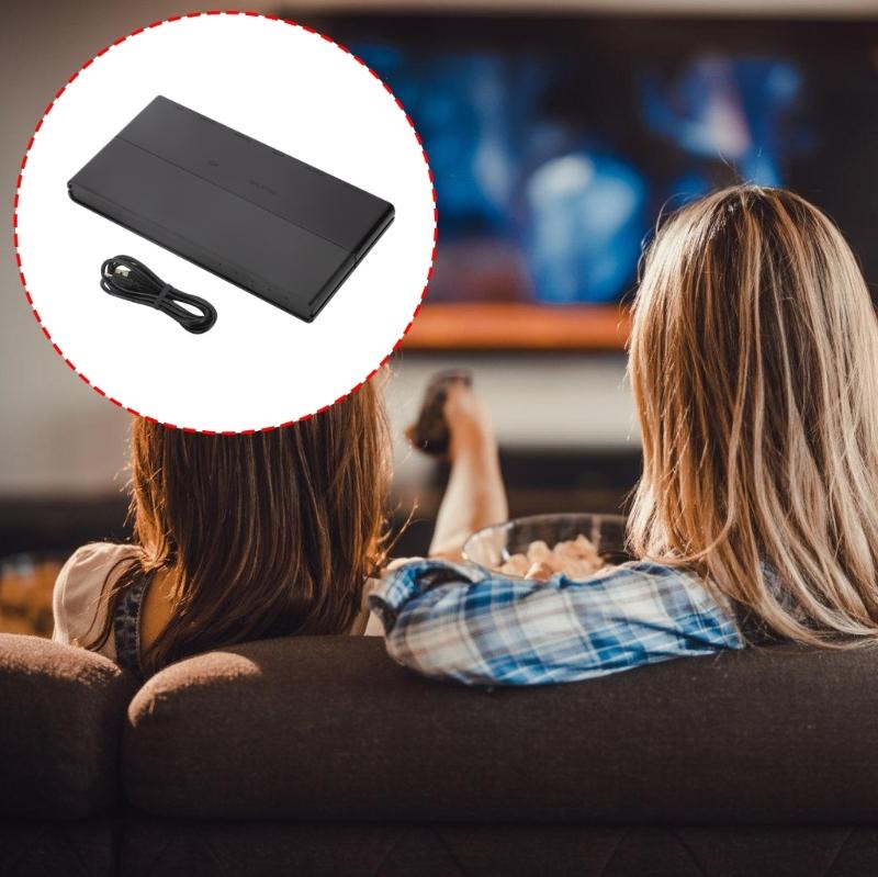 HDTV 1x4 Сплиттер Бокс Видео Коммутатор Передает Видео Высокого Разрешения на 4 Экрана Одновременно Простое Управление