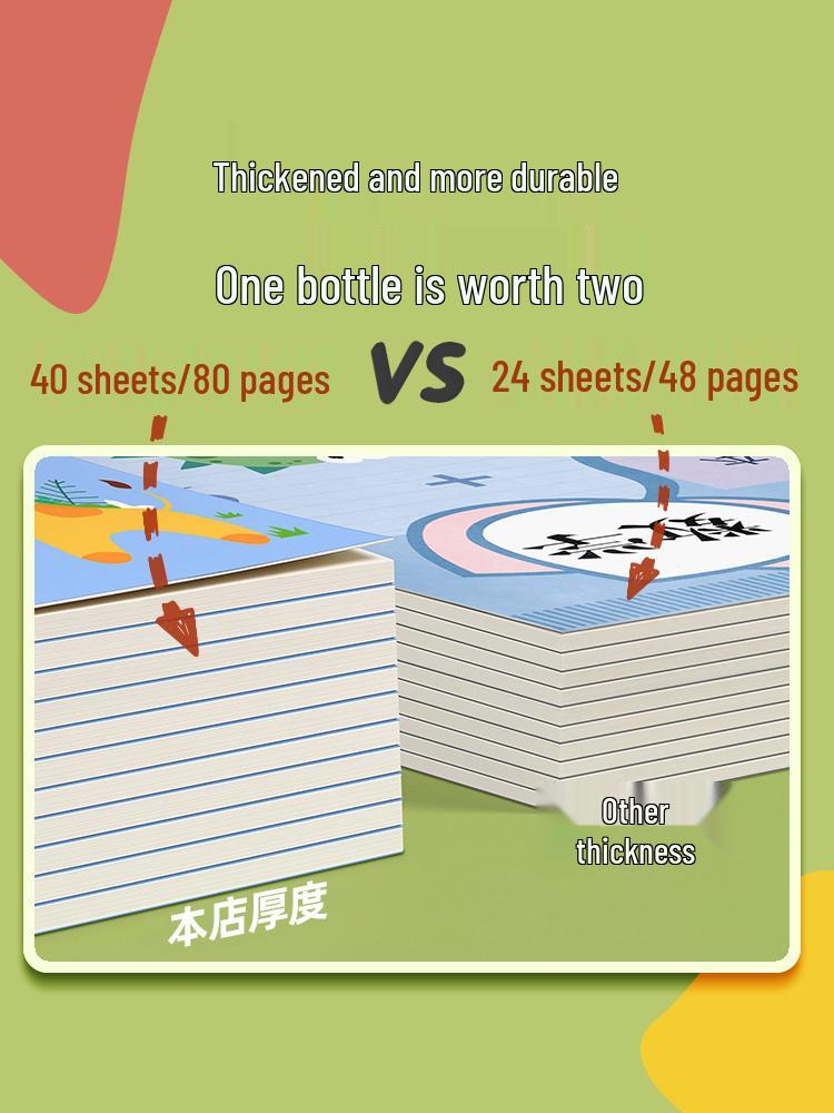 Тетрадь для исправления ошибок по элементарной математике и английскому языку, 1-3 классы