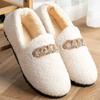 Womens Slippers Warm Short Plush Lining House Shoes Moccassins Slip On Fashion Lady Flats Loafers Non Slip 2024