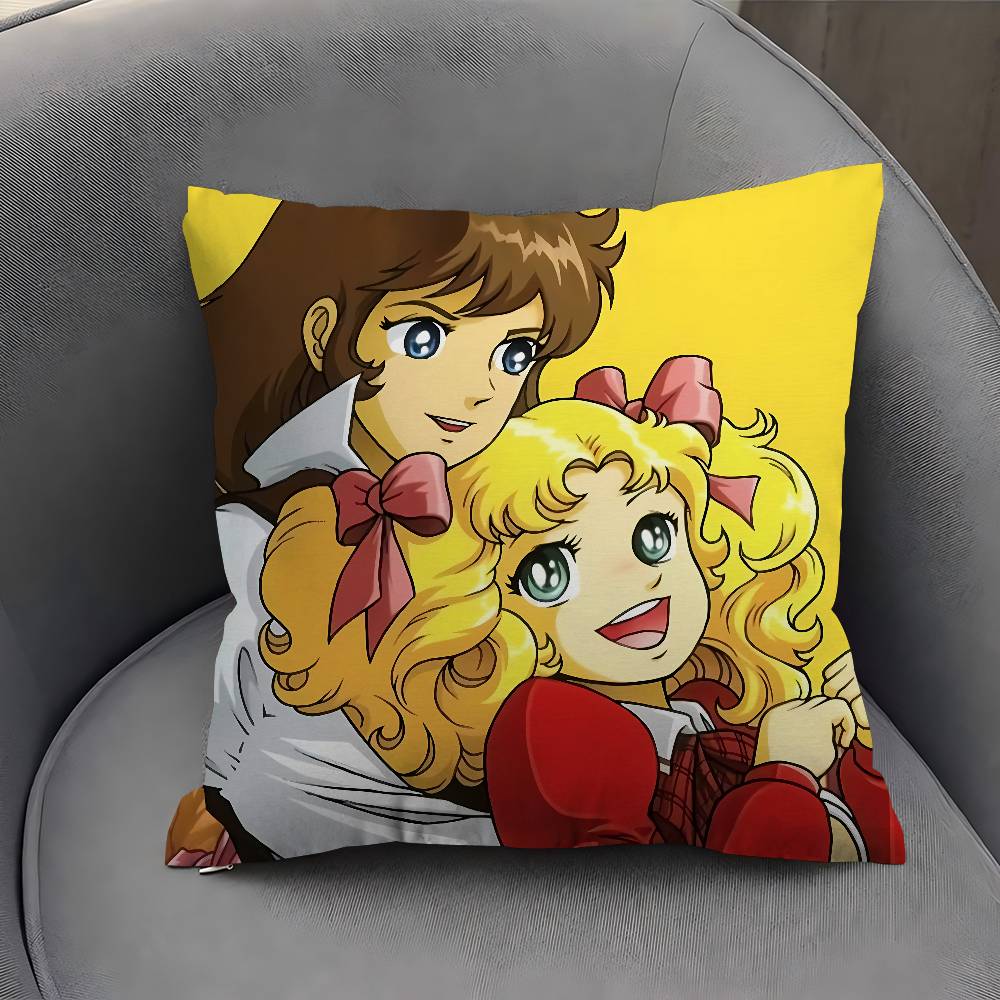 Anime C-Candy Cute Cushion Cover Inches Farmhouse Decor Home Throw Pillow Covers For Couch Decorations
