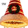 Christmas Home Decor Hat Hanging Lantern, Glowing Santa Cap Decorative Light with LED String Indoor Outdoor Xmas And Pendants, Pendant Lighting