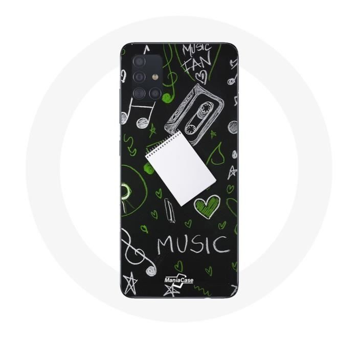 Coque pour Samsung Galaxy A51 5G Music clé de sol