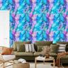 Ink Wallpaper Turquoise, Blue and Lavender for Living Room and Bedroom 50x1000