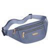 Unisex Waist Bag Adjustable Elastic Strap Zipper Closure Large Capacity Lightweight Outdoor Sports Fanny Pack Stall Owner Purse Outdoor Chest Bag