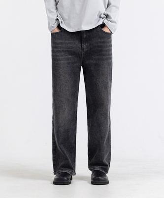 Современные джинсы MODERN ARON Basic, широкие, стиранные, серые