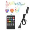 ИК Беспроводной Музыкальный RGB Контроллер USB Управление Диммер Света RGB Контроллер для Светодиодных Лент