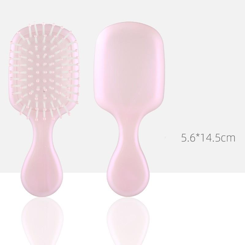 Мини-детская расческа для волос, однотонная массажная расческа для волос для мам и детей, маленькие портативные дорожные щетки для волос, уход за волосами