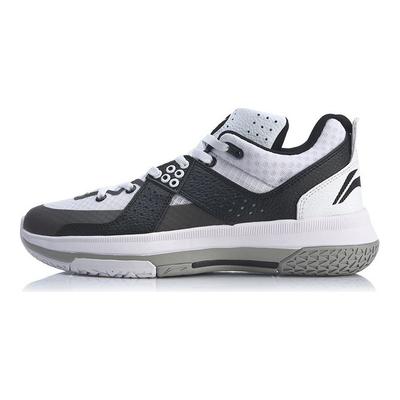Баскетбольные кроссовки Li Ning All City 5 Wade Series с нескользящей подошвой и износостойкостью, мужские, черные, белые, серые, ABAS105-1