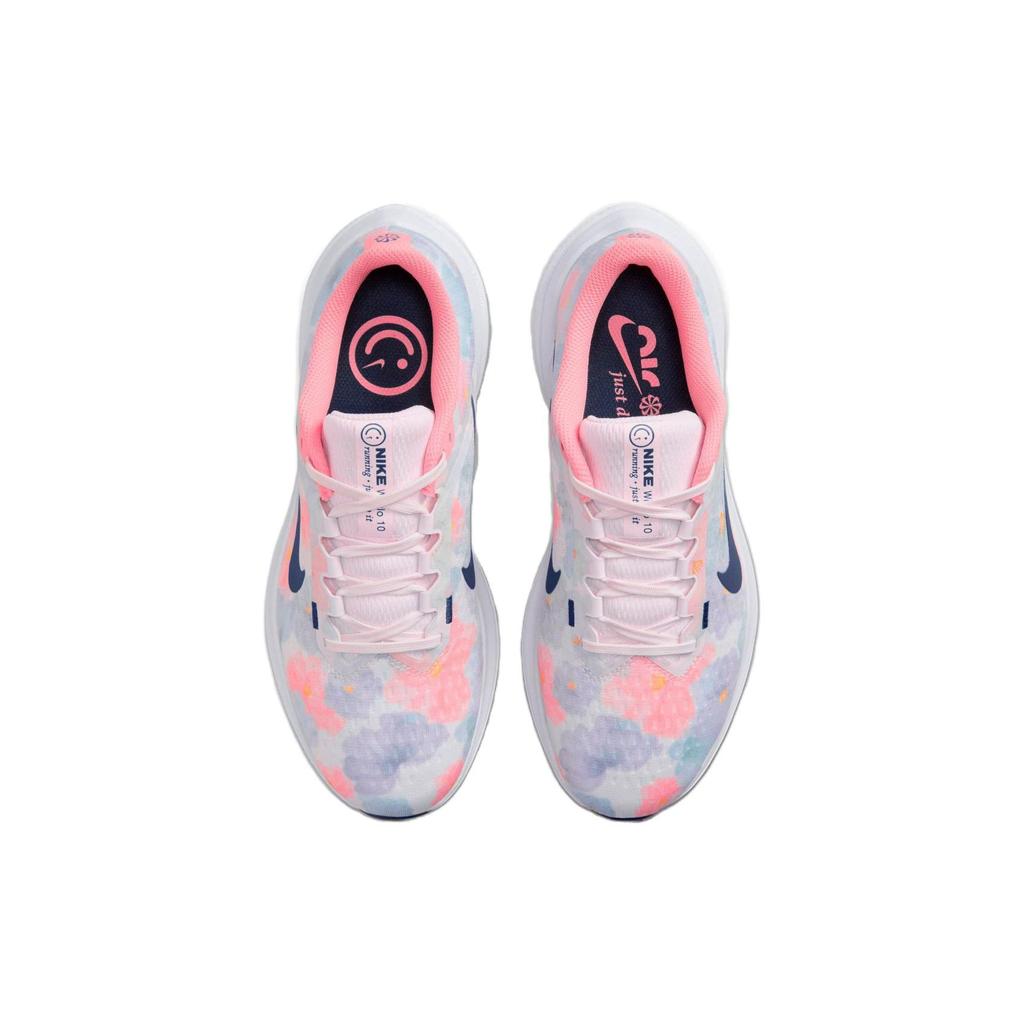 Nike Winflo 10 Premium Floral Watercolor Женские кроссовки Розовый жемчуг-розовый коралл-мел FB6940-600