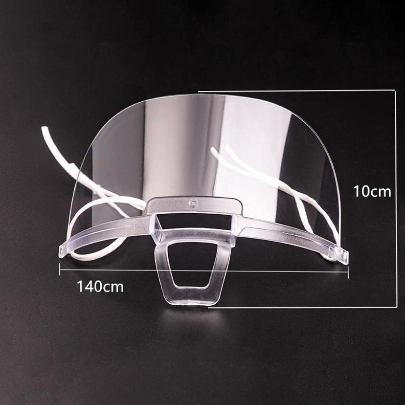 5 Pcs/lot Transparent Masks Permanent Anti Fog Catering Food Hotel Chef Waiter Plastic Kitchen Restaurant Masks Kitchen Tools