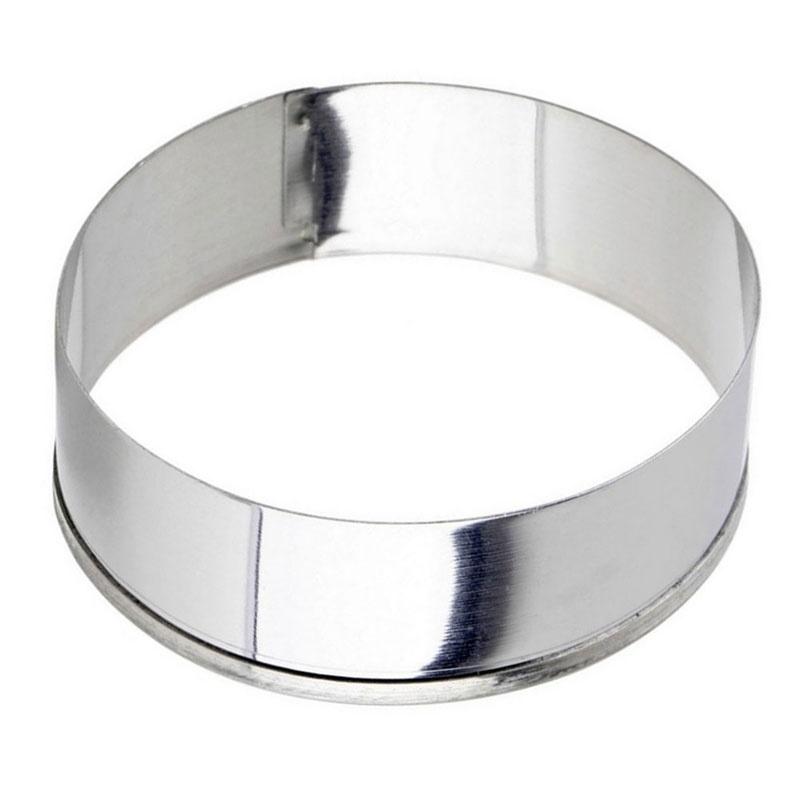 3шт нержавеющая сталь круглый круг печенье печенье пончик резак помадка торт паста плесень