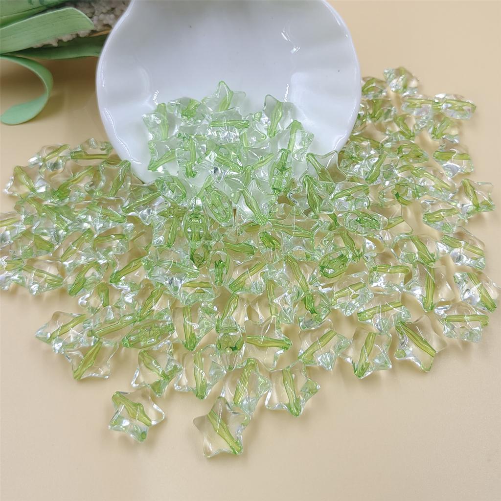 120 шт. бусины для изготовления бисера, ожерелья, браслета, изготовления ювелирных изделий, свободные бусины ручной работы, 13 мм, звезда, сделай сам, фурнитура, акрил