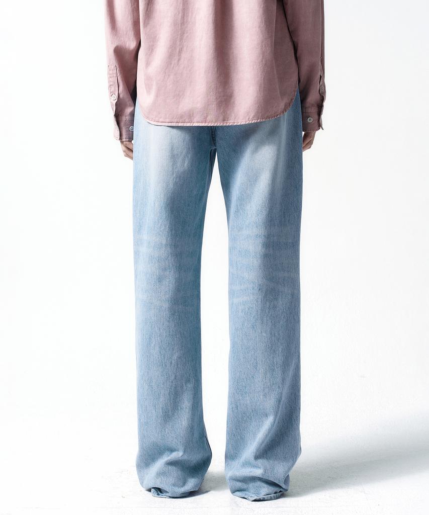 INSILENCE WOMEN Classic Washed Denim Light Blue