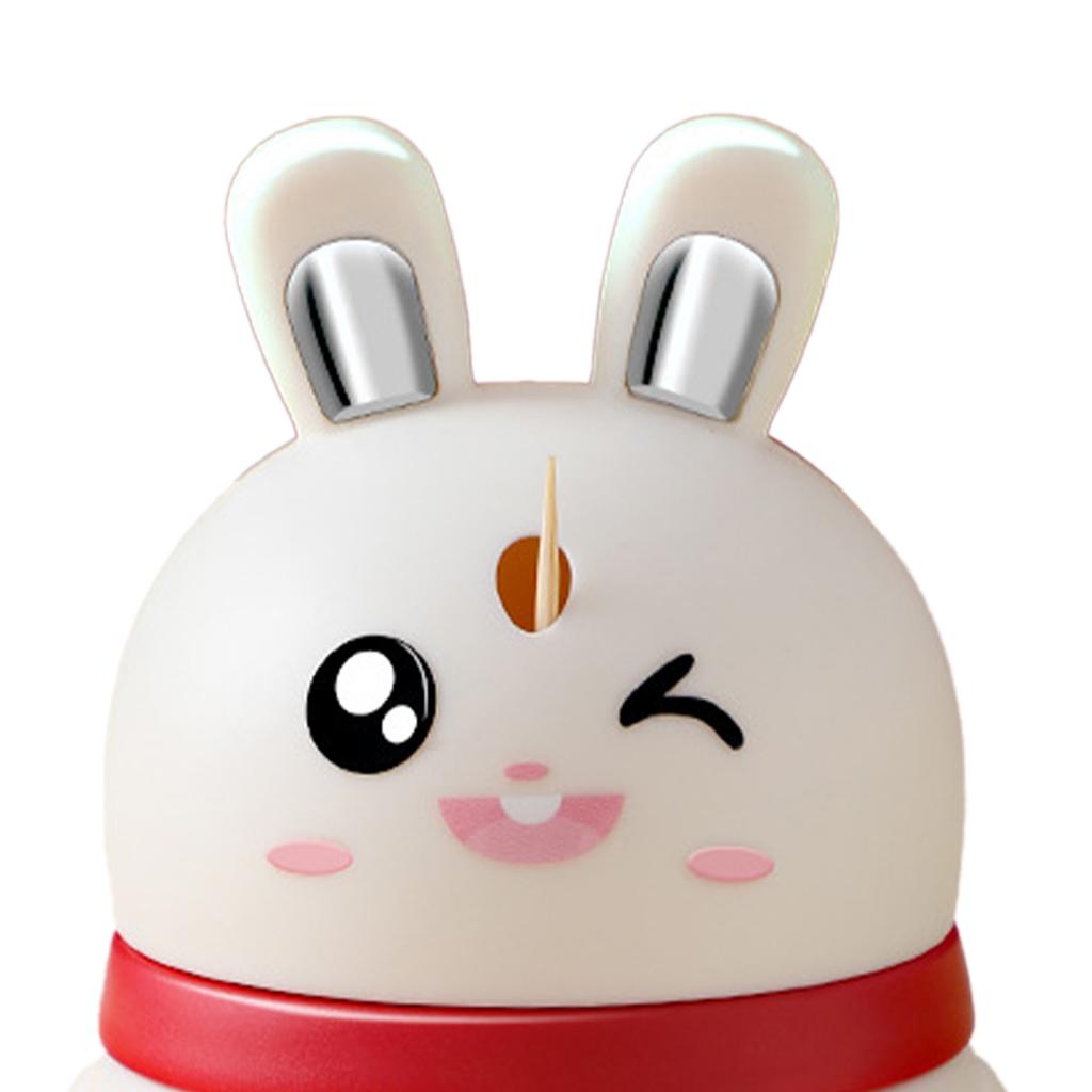 Cute Toothpick Holder Dispenser Portable Plastic Funny Decorative Toothpick Container Storage Box for Kitchen