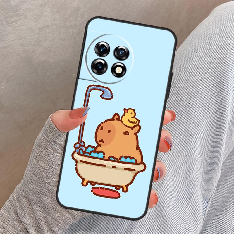 Милый Мультяшный Чехол Капибара для OnePlus Nord 4 3 CE 2 Lite N20 N10 N30 OnePlus 8T 10T 13 13R 12 12R 11 10 Pro