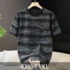 Большие размеры 4XL-11XL Модная оверсайз футболка Мужские топы Футболка с коротким рукавом Летняя мужская одежда